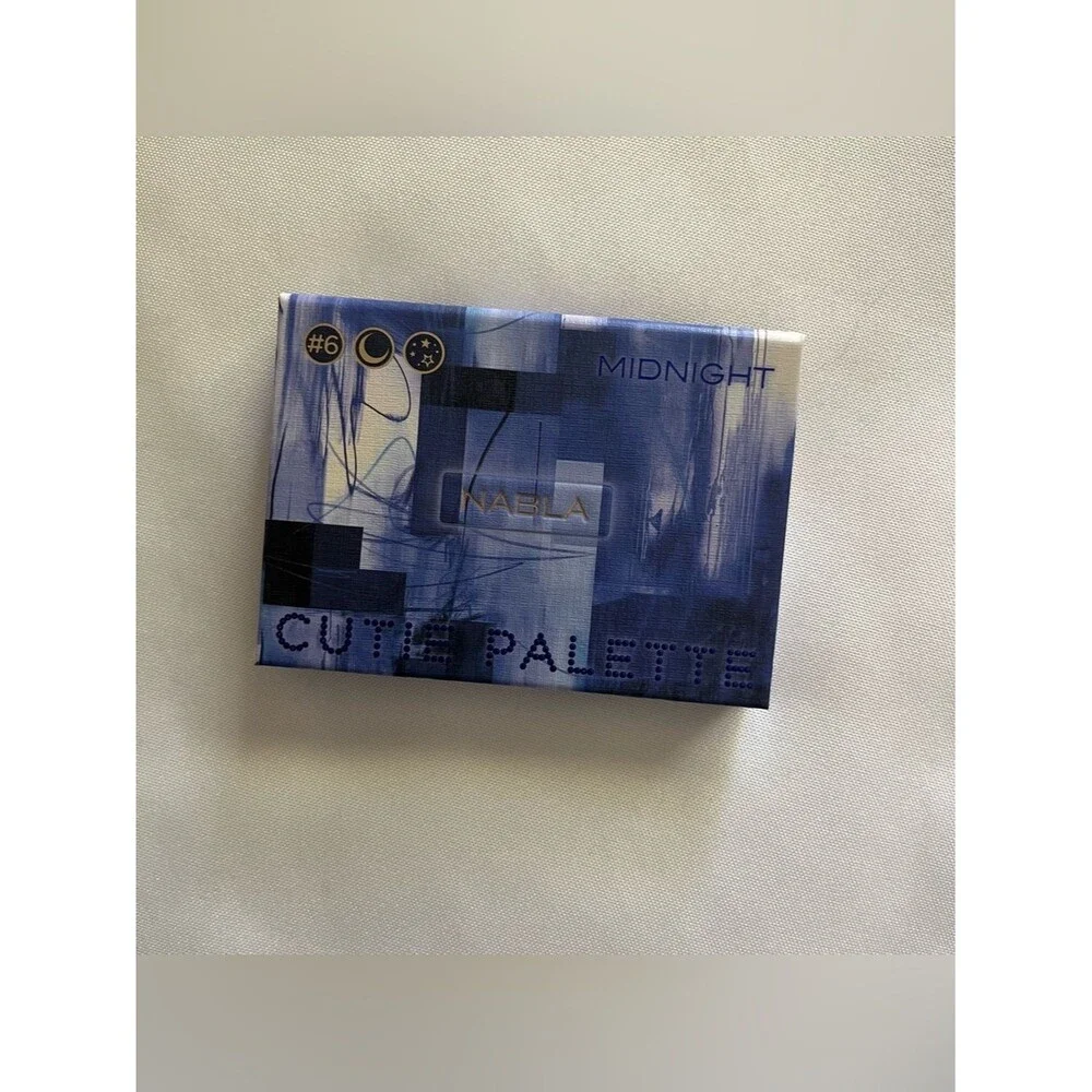 NABLA Cutie Midnight Blue Vegan 6 Pan Eyeshadow Palette Full Size NWT